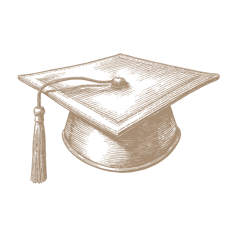 illustration of a graduation cap